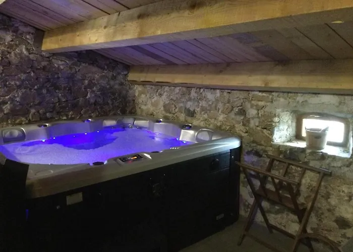 Ferienhaus La Ferme De Beauregard -lanarce 07660 - Jacuzzi Et Sauna Lanarce